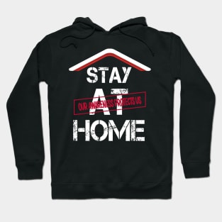 Stay At Home Our Awareness Protects Us Men Women Kids Hoodie